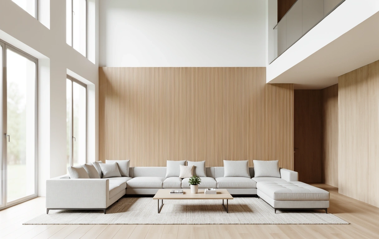 Interno domestico ottimizzato acusticamente